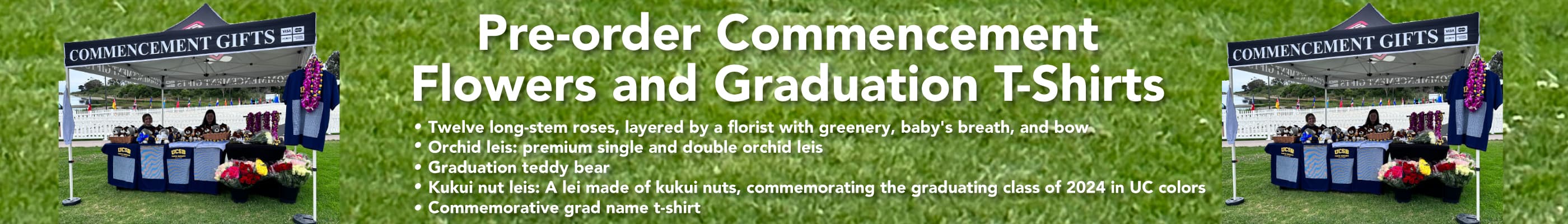 Pre-order commencement flowers